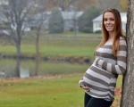 outdoor maternity photograph of pregnant woman leaning on tree in park by bradfordst219 https://flic.kr/p/qif69k